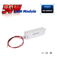 Module amplificateur de puissance RF GaN 50W personnalisé 300-600MHz large bande anti-drone, amplificateur de signal FPV, protection de sécurité, certifié RoHS