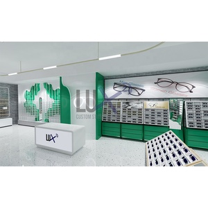 Présentoir de magasin optique LUX Vitrine murale de lunettes élégante pour la décoration de magasin d'optique de mode - Product Image 6