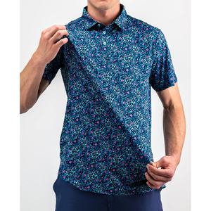 Camisa Oxford Estampada para Hombre 100% Algodón, de Alta Calidad, Talla Grande, Personalizada, de Secado Rápido, con Logotipo Bordado - Product Image 3