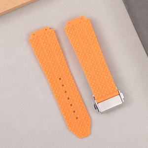 Bracelets de montre en caoutchouc silicone 25x19x22mm, remplacement de bracelet pour <span class=keywords><strong>Hublo</strong></span> Big-Bang Sport Diving, boucle de poignet pour hommes et femmes - Product Image 2