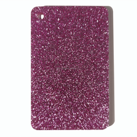 Feuille acrylique décorative OLEG 4x6 pieds 3mm avec paillettes colorées