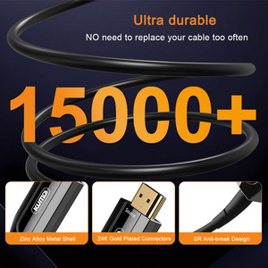 Kumo <span class=keywords><strong>สาย</strong></span>เคเบิ้ลคุณภาพสูง8K 60Hz 4K 120Hz HD 10M 15M 20M 30m 50m 100M ใยแก้วนำแสง2.1 HDMI - Product Image 4