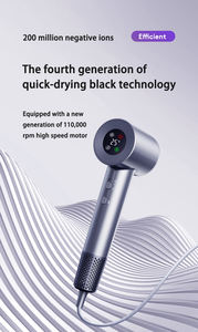 Sèche-cheveux électrique 1600W, puissant, pour la maison, soin des cheveux professionnel, séchage rapide, sèche-cheveux portable, mini sèche-cheveux - Product Image 2