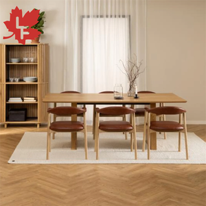 Chaises <span class=keywords><strong>de</strong></span> salle à manger en bois massif, design commercial, revêtement en tissu, vente en gros <span class=keywords><strong>de</strong></span> meubles - Product Image 5
