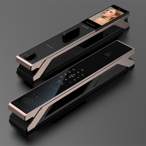 Hộ gia đình hợp kim nhôm tuya thông minh nhận dạng khuôn mặt vân tay khóa bàn phím điện tử kỹ thuật số khóa cửa với máy ảnh kép - Product Image 6