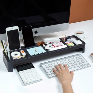 Multifunctional Keyboard Organizer Rectangle <b>Desk</b> Storage Rack For <b>Computer</b> Accessories <b>Space</b> <b>Saving</b> Design - Product Image 1