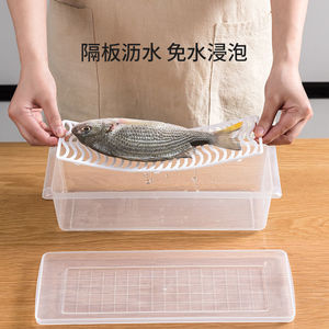 Boîte de conservation alimentaire rectangulaire transparente avec couvercle à clip, conçue pour le congélateur et le réfrigérateur - Product Image 5