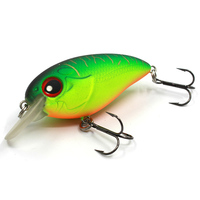 Leurre de pêche flottant pour la plongée, crankbait dur, nage réaliste, leurre artificiel, vente en gros, approvisionnement en vrac, OEM disponible, 50mm 7.5g