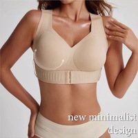 Soutien-gorge correcteur de posture respirant push-up anti-affaissement à effet liftant, style gelée, tailles européennes et grandes tailles, pour l'export.