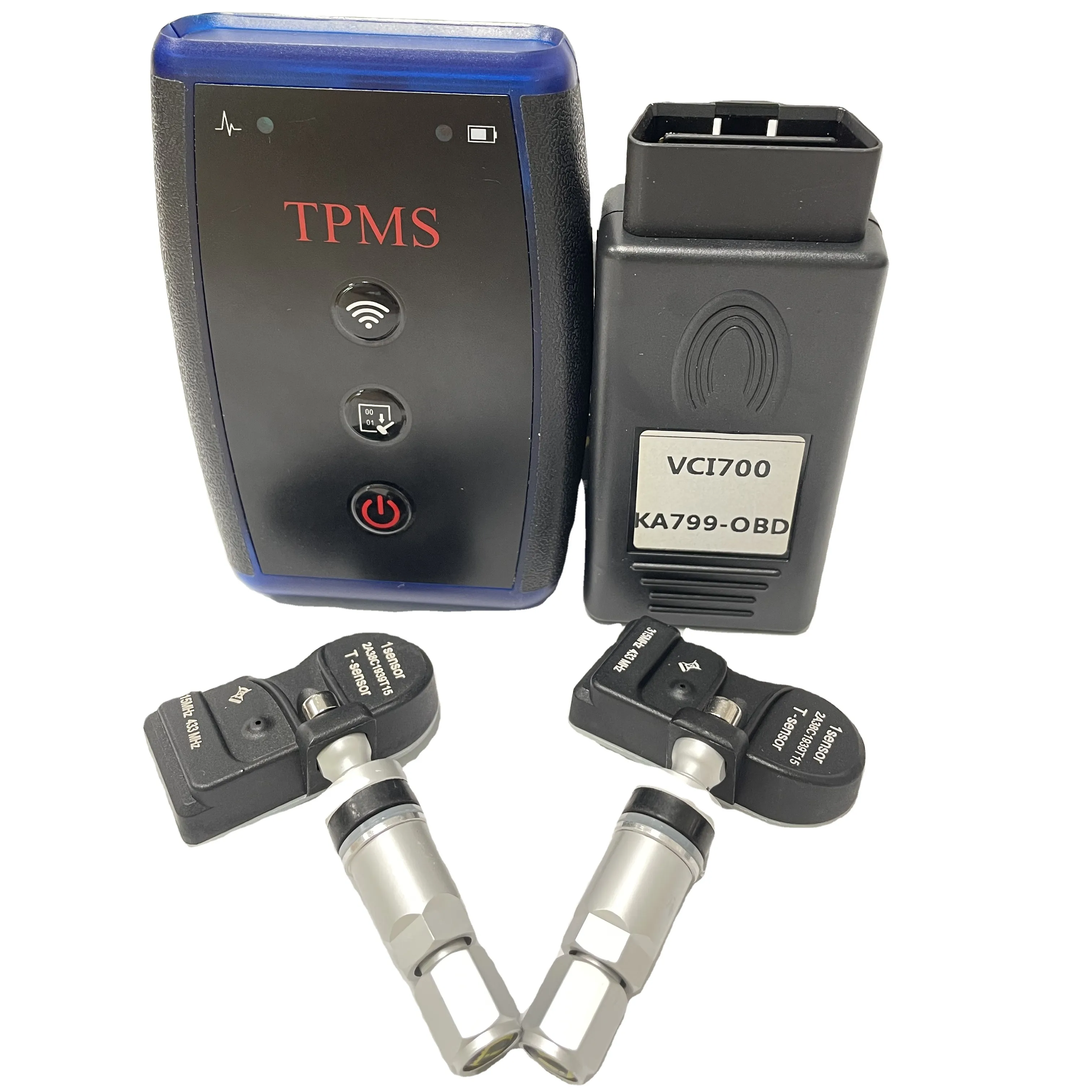 433-315MHz lastik basıncı sensörü İzleme sistemi evrensel araba TPMS sensörleri programlanabilir