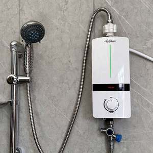 Calentador de agua de ducha eléctrico instantáneo con control de perilla montado en la pared de tamaño mini a precio barato - Product Image 6