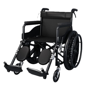 Folding Wheelchair for <b>Elderly</b> Lightweight Leg Rest Commode Portable Rehabilitation Mobility Chair Fracture Recovery - Product Image 1
