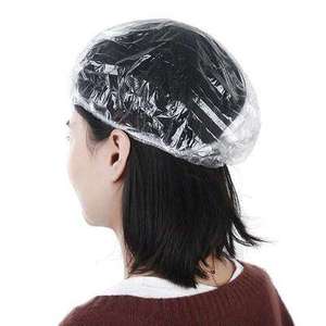 Gorro de Ducha Desechable Transparente de PE para Hotel, con Diferentes Formas de Empaque, Gorro de Ducha Impermeable para Mujer - Product Image 4