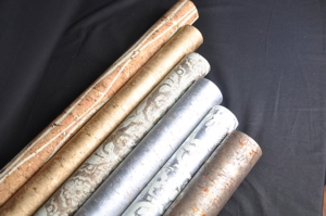 Rivestimenti Murali in Sughero Mywind con Sfondo Nero e Superficie Oro Rosa, Design 3D Moderno di Lusso per Arredamento Casa - Product Image 6