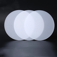 Feuille diffuseur optique givrée LED laiteuse PP PC PS Polycarbonate Polystyrène pour l'éclairage