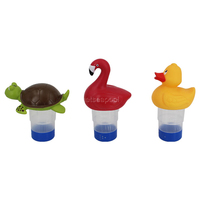 Distributeur de chlore flottant pour piscine, design animaux de dessin animé, accessoires et outils pour piscine