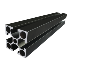 Perfil Cuadrado de Aleación de Aluminio Industrial 4040W-2.0 T5, Acabado Negro Arenado, Servicio de Corte, Serie 6000 - Product Image 4