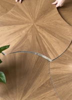 Carrelage en bois de lotus irrégulier |   Carrelage mural et de sol en porcelaine antidérapant moderne pour salle de bain, cuisine, villa |   R11 Antidérapant