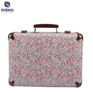 Maleta de papel de transporte, venta al por mayor, maletas de cartón para niños, embalaje de ropa sostenible con asa - Product Image 1