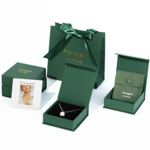 Chất lượng cao túi màu trắng Cá nhân hoá biểu tượng tùy chỉnh đồ trang sức bao bì hộp đồ trang sức từ hộp với logo - Product Image 4