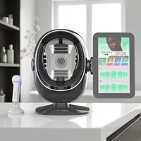 Analyseur de peau 3D K57 Bitmoji à 3 caméras pour peaux foncées, machine d'analyse de la peau du visage