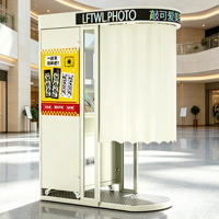 Cabina de Fotos con Impresora Integrada, Máquina Expendedora, Proveedor de Tecnología de Alta Gama, Software para Máquinas de Autoservicio