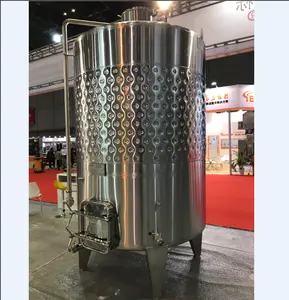 Pompa 10KL SS316 sopra il serbatoio di fermentazione/stoccaggio del vino con grande porta rettangolare