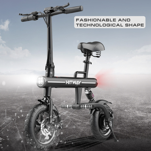 Vélo électrique pliable avec batterie amovible de 12 pouces, 40KM d'autonomie, stocks en ue - Product Image 6