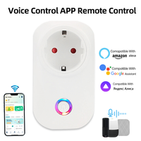 Enchufe Inteligente WiFi ZIGBEE LangYeao Tuya, Enchufe EU BR UK US IT AU FR, Temporizador, Monitor de Energía, Compatible con Google Home, Alexa, Smartlife, 16A