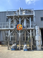 Fruit-sap gedwongen circulatie verdamper multi-effect gedwongen circulatie verdamper concentrator voor tomatenpuree fruitjam