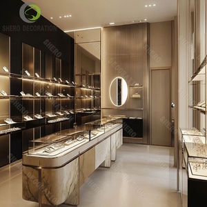 Jewelry Showcase Tempered Glass Jewellery Display <b>Cabinet</b> Showcase Jewellery Shop Furniture Shopping - Product Image 3