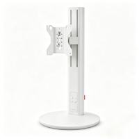 Elektrisch Höhenverstellbarer Monitorständer Ergonomischer Intelligenter Desktop-Monitorständer mit Stauraum für Büroschreibtisch
