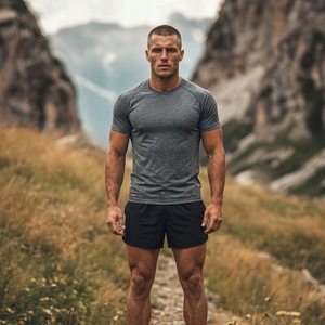MereSports Magliette in <span class=keywords><strong>Lana</strong></span> Merino 100% Organica di Alta Qualità, Leggere e Morbide, per <span class=keywords><strong>Uomo</strong></span>, per Palestra, Sport e Attività all'Aperto - Product Image 3