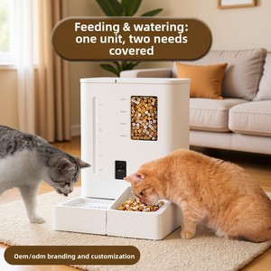 Distributeur automatique intelligent de nourriture et <span class=keywords><strong>d</strong></span>'eau pour animaux de compagnie avec contrôle par application WiFi et caméra vidéo, pour les fournisseurs de magasins <span class=keywords><strong>d</strong></span>'animaux - Product Image 4