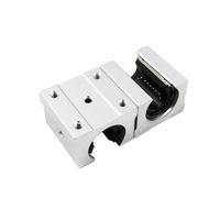 2 rails linéaires ouverts de 20 mm, longueur 1000 mm et 4 glissières à roulement à billes, kit de guidage en aluminium pour routeur CNC