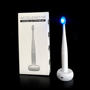 Sikat Gigi Elektrik LED Cahaya Biru 460nm Ungu 395nm Pemutih Gigi Sterilisasi - Pengisian Daya Nirkabel, Getaran, Timer 2 Menit - Product Image 1