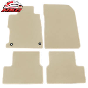 Tapis de sol pour Honda Civic Coupe 12-15, tapis de sol en velours beige, antidérapant, 4 pièces - Product Image 1