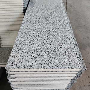 Paneles de revestimiento de pared exterior decorativos Panel sándwich de poliuretano PU de metal para fachada de edificios domésticos y comerciales - Product Image 1