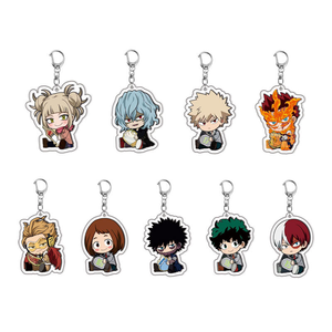 9 Llaveros de Acrílico Transparente de Alta Calidad con Diseño de Anime Boku No Hero <span class=keywords><strong>Academia</strong></span> para Mochilas - Product Image 1