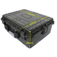 Étui de rangement rigide en plastique de grande capacité avec mousse de protection pour VR/caméra