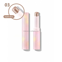 Stick de fard à paupières scintillant multi-usages pour le visage et le corps, vegan, marque privée, finition scintillante, plusieurs couleurs