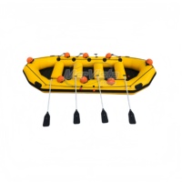Bateau pneumatique de sport en PVC Hypalon de 480 cm, bateau pneumatique de pêche avec pagaies et casques