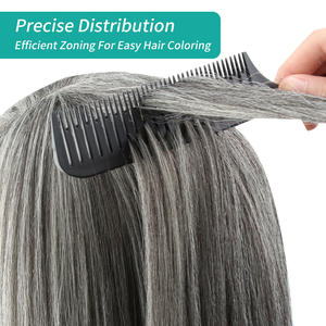 Uso en el hogar Distribución <span class=keywords><strong>de</strong></span> piezas conveniente Teñido Cepillo para resaltar el cabello Resistencia al calor duradera Peine <span class=keywords><strong>de</strong></span> cola <span class=keywords><strong>de</strong></span> rata - Product Image 4