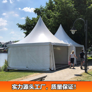 Tente de réception 4x4m, structure en alliage d'aluminium, tissu Oxford, coupe-vent, ignifuge, ouverture rapide, utilisable quatre saisons - Product Image 4