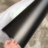 Enveloppe vinylique noir Satin, enveloppe de toit en Satin pour voiture