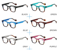 Nouvelles Lunettes de Lecture Carrées Rétro Vintage 2026 Tendance Unisexe Anti-Lumière Bleue Presbytie Vente en Gros Usine Stock Prêt