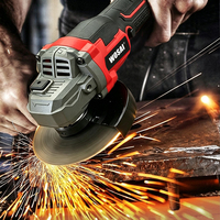 Amoladora Angular Inalámbrica de 20V con Motor sin Escobillas, 100/115/125mm, 7000 RPM, Herramienta de Pulido de Alta Resistencia para Cortar Madera y Metal
