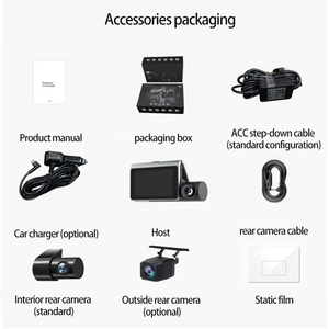 4K <span class=keywords><strong>HD</strong></span> IPS 트리플 레코딩 비디오 레코더 대시 캠 ADAS BSD 24 시간 모니터링 GPS 터치 스크린 WiFi 1 년 보증 크로스 보더 - Product Image 6