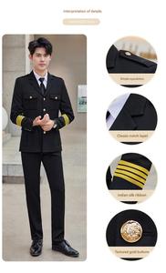 Tùy chỉnh cao cấp phi công đồng phục áo khoác quần đặt cho hãng hàng không hàng không sử dụng Unisex - Product Image 2