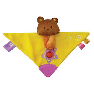 Juguete de peluche seguro para niños pequeños, oso, zorro, Koala, mapache, juguete de peluche para 0-24 meses y 2-4 años, material de algodón orgánico - Product Image 1